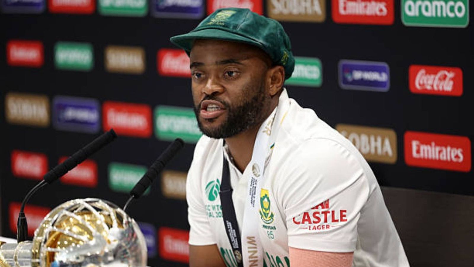 'While we were batting...': South Africa captain Temba Bavuma calls out Australia for sledging following WTC triumph Temba Bavuma in this frame