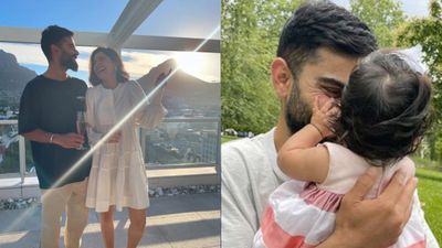 'He looks like my brother': Anushka Sharma shares Vamika's handwritten heartfelt note for Virat Kohli on Father's Day Anushka Sharma, Virat Kohli and Vamika