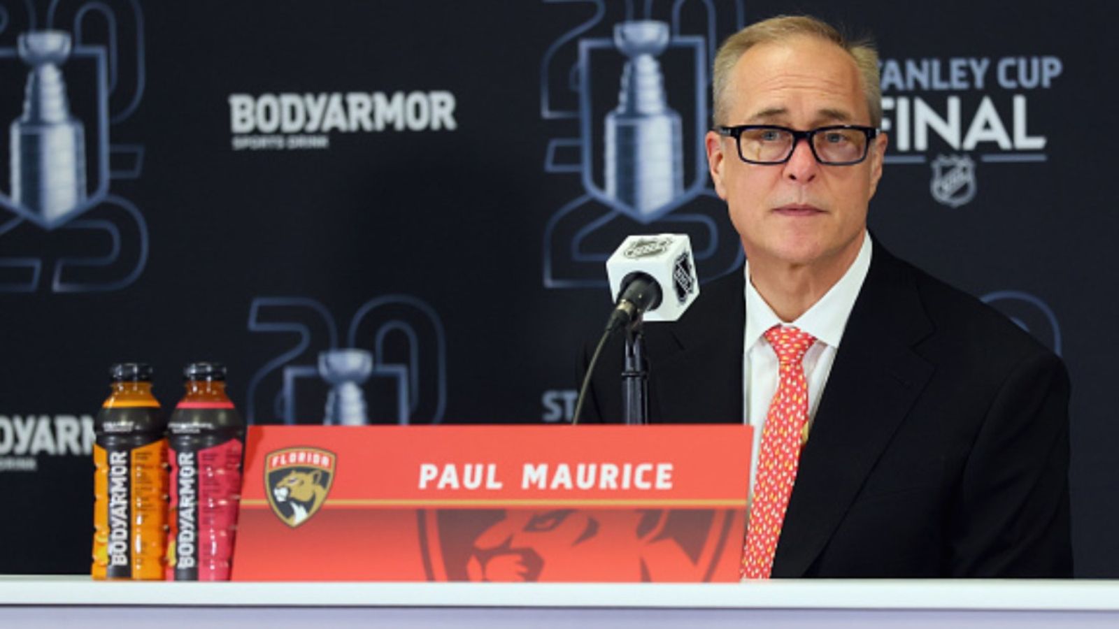 Florida Panthers coach Paul Maurice delivers witty take on Brad Marchand & Sam Bennett’s goal tally Paul Maurice in the frame