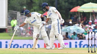 Not Shubman Gill, star all-rounder, plays unbeaten 122-run knock during India's intra-squad clash ahead of England Test series Shardul Thakur and KL Rahul of India during day 1 of the 1st test match between South Africa and India at SuperSport Park on December 26, 2023