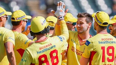 Noor Ahmad wreaks havoc with four-fer as Super Kings bowl out Narine's Knight Riders for 124, register thumping 57-run-win Noor Ahmad, Devon Conway