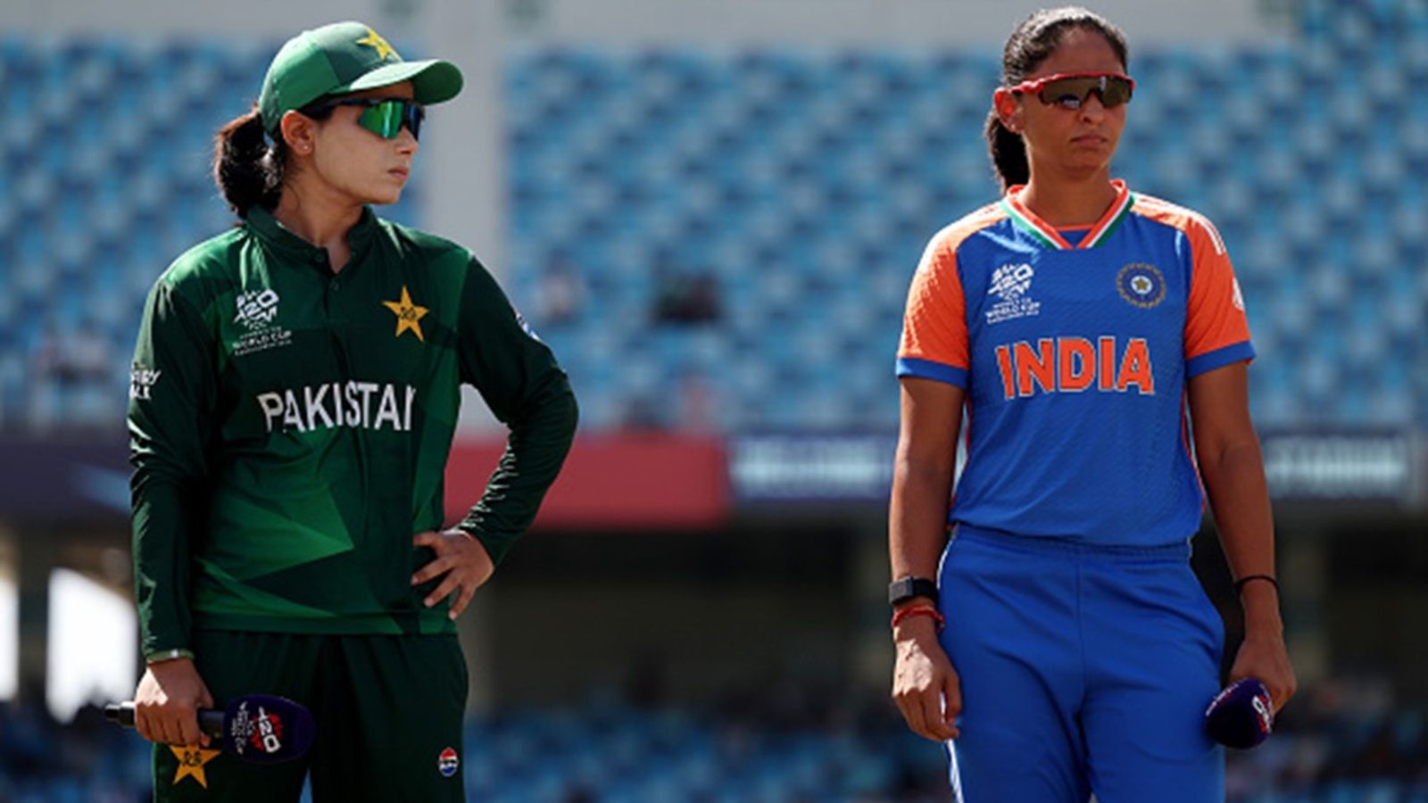 ICC Women's ODI World Cup 2025 schedule announced: India to take on Pakistan at this neutral venue Fatima Sana of Pakistan and Harmanpreet Kaur of India look on as they speak to the media prior to the ICC Women's T20 World Cup 2024 match at Dubai International Stadium on October 06, 2024 in Dubai, United Arab Emirates.