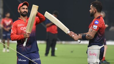 'What is this man telling one of the greatest batters': Former England captains grill Dinesh Karthik over '5-minute lecture' to Virat Kohli in IPL 2025 final Virat Kohli, Dinesh Karthik