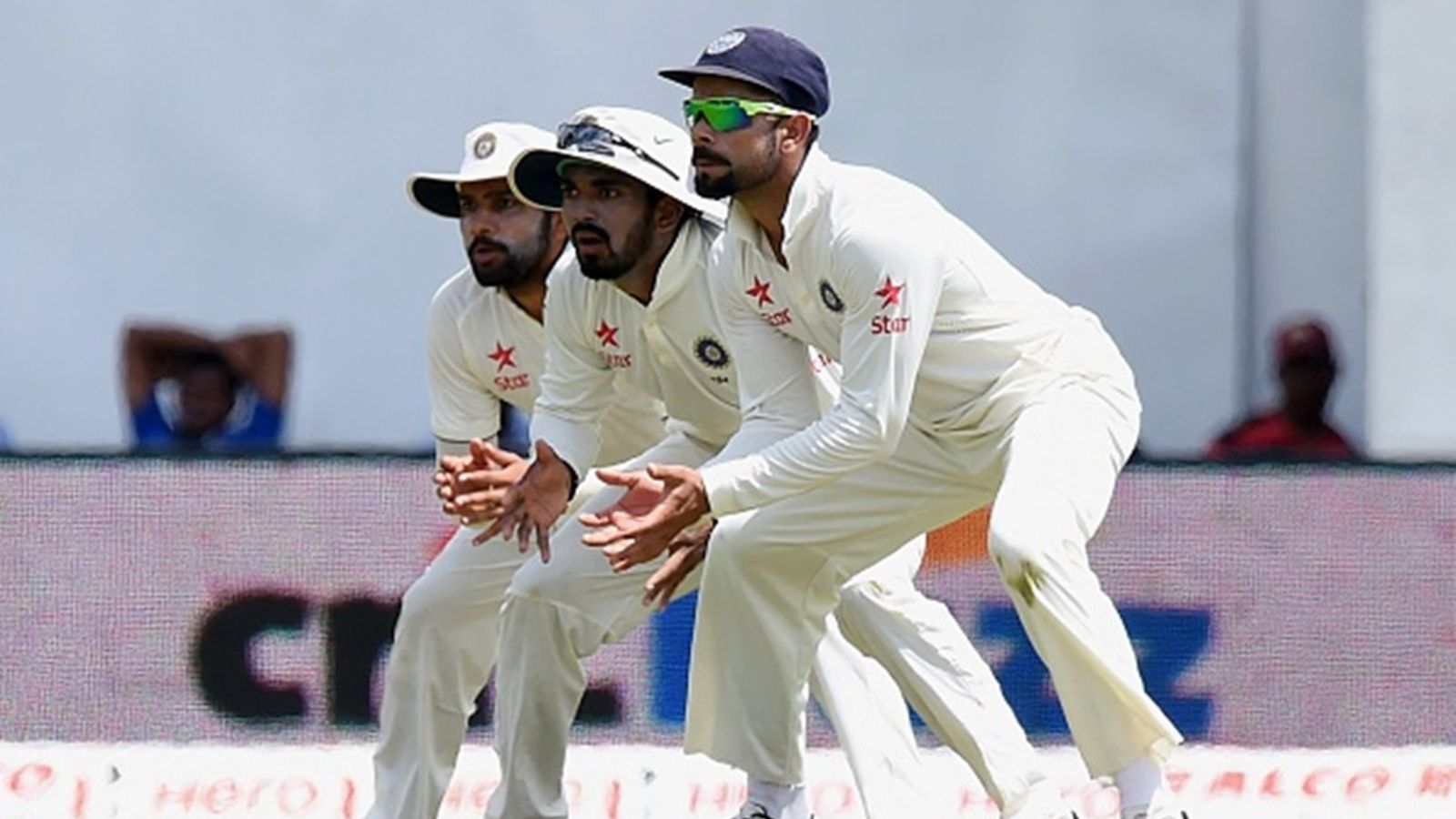 'I have never walked into a team where there is not Virat or Rohit': KL Rahul opens up on retired senior duo's absence from England tour India's Virat Kohli (R), KL Rahul (C) and Rohit Sharma look on the slip cordon during the third day of their third and final Test against Sri Lanka at the Sinhalese Sports Club (SSC) in Colombo on August 30, 2015.