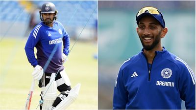 Minor injury scare for India ahead of 1st Test as Prasidh Krishna's short ball hits Karun Nair, leaves a mark Karun Nair, Prasidh Krishna