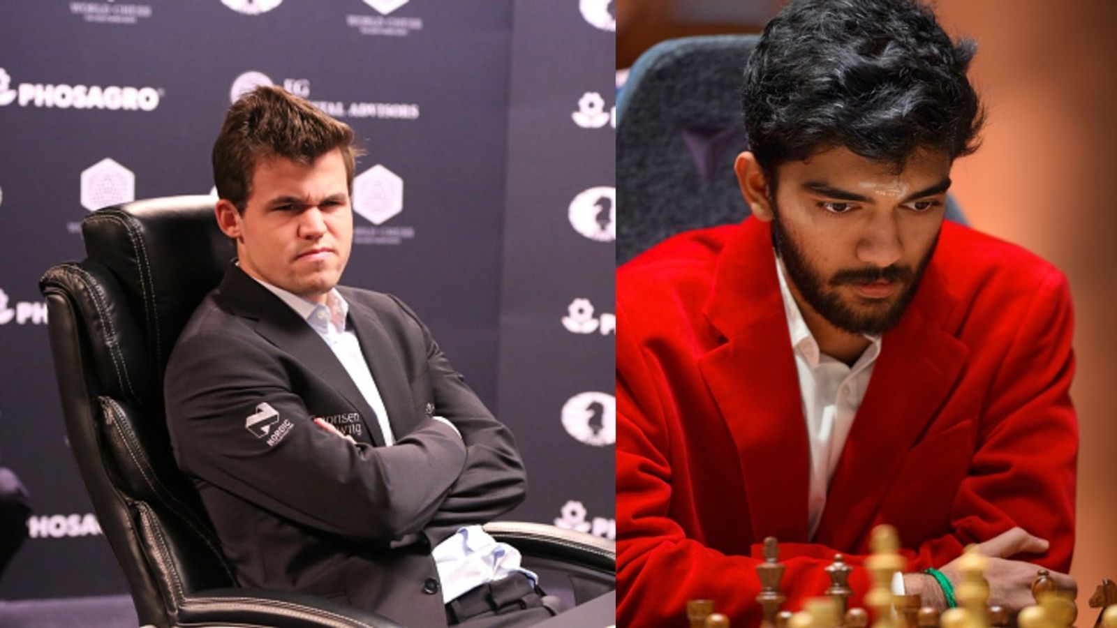 Magnus Carlsen makes brutal confession following humbling loss to D Gukesh at Norway Chess Magnus Carlsen and D Gukesh in the frame (Images via Getty)