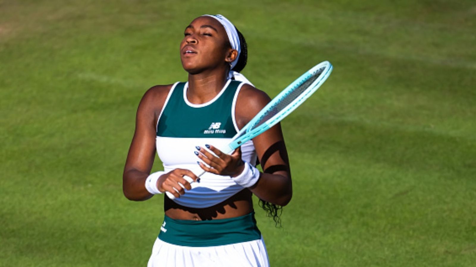 American tennis veteran drops bombshell on Coco Gauff's Grass Court Championships Berlin defeat: "This isn’t her best surface" Coco Gauff after Grass Court Championships Berlin defeat (Image via Getty)