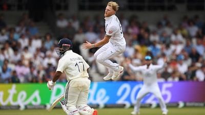 IND vs ENG: India's batting falters after Rishabh Pant's spectacular century, lose last 7 wickets in mere 41 runs as England bowl out visitors for 471 Ben Stokes of England reacts to a ball being hit in the air as Rishabh Pant (L) runs during day two of the 1st Test