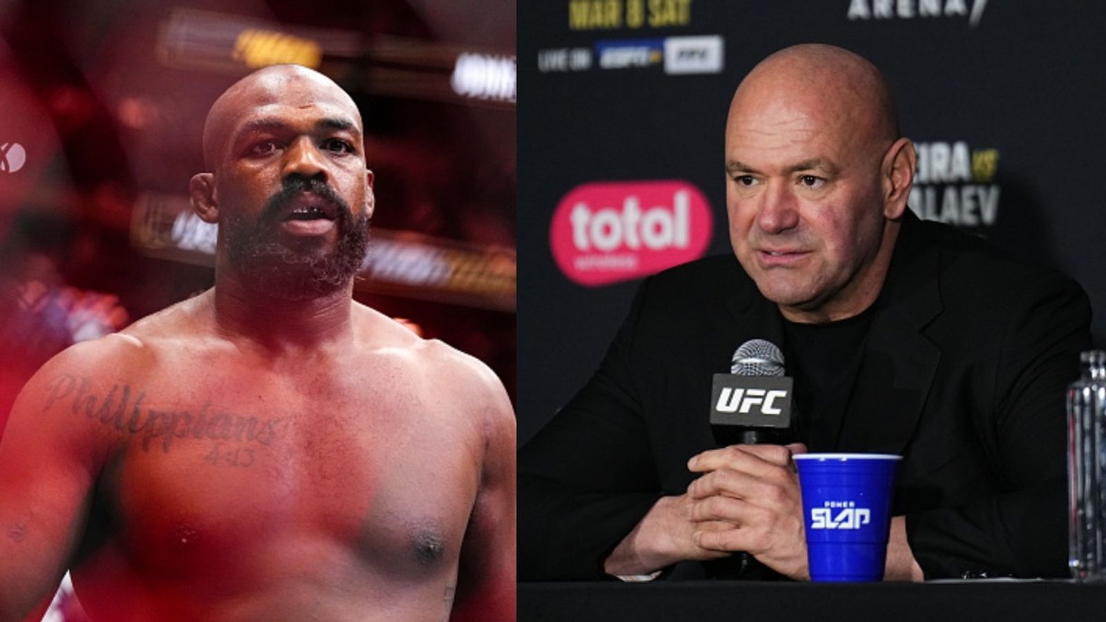 Jon Jones stuns UFC fans with retirement call as Dana White confirms end of his heavyweight title run Dana White confirms Jon Jones' UFC retirement (Images via Getty)