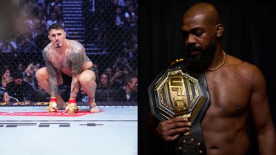 Tom Aspinall reacts after Jon Jones' UFC retirement, becoming new undisputed heavyweight champion Tom Aspinall reacts after Jon Jones' UFC retirement, becoming new undisputed heavyweight champion