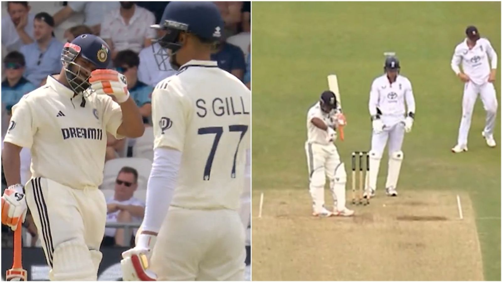 'Aage ki bhi piche khela hu': Rishabh Pant's hilarious reply to Shubman Gill's 'samne marke bhagega?' question enroute 7th Test ton - watch video 'Aage ki bhi piche khela hu': Rishabh Pant's hilarious reply to Shubman Gill's 'samne marke bhagega?' question enroute 7th Test ton - watch video