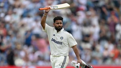 'He will go to the ground as an entertainer only...': Former India selector lauds Rishabh Pant's century in first Test against England Rishabh Pant of India salutes the crowd