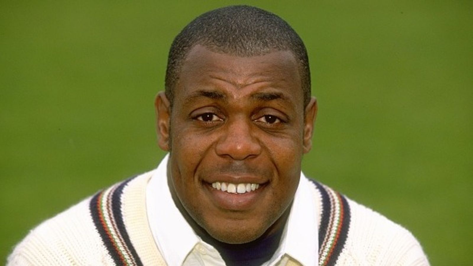 England's first British-born black cricketer passes away after losing battle with Motor Neurone disease 15 Apr 1998: Portrait of former England cricketer David Lawrence (File Photo)