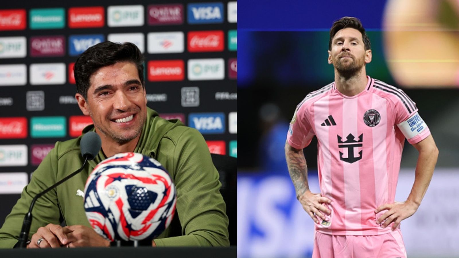 Abel Ferreira unveils star weapon to tame Lionel Messi in Club World Cup clash: "Totally focused on what he has to do" Abel Ferreira and Lionel Messi in the frame (Images via Getty)