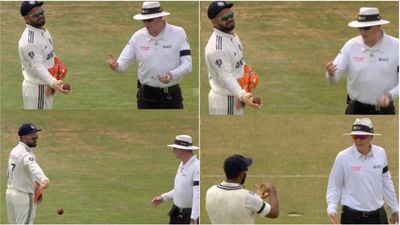 Big blow to India amidst 1st Test, Rishabh Pant punished by ICC for throwing ball after umpire refused to change it Rishabh Pant, Paul Reiffel