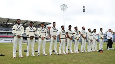 Tendulkar-Anderson Trophy 2025: Revealed! Why India and England players wearing black arm bands on Day 5 of 1st Test at Headingley The teams stand for a minutes silence in memory of former India Cricketer, Dilip Doshi during Day Five of the 1st Rothesay Test Match between England and India at Headingley on June 24, 2025 in Leeds, England.