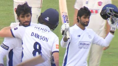 Tilak Varma smashes century on County cricket debut, becomes fourth Indian batter to achieve this milestone Tilak Varma County century
