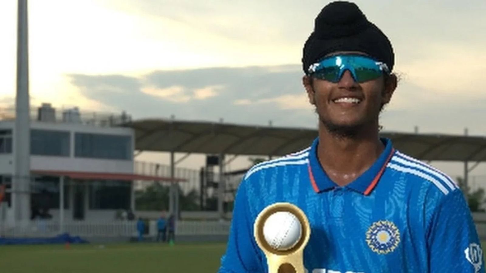 IND U19 vs ENG U19: Ayush Mhatre, Vaibhav Suryavanshi depart early but no.9 batter's 52-ball 103 helps India post 442 for 9 and beat Young Lions by 231 runs India U19 team's Harvansh Pangalia.
