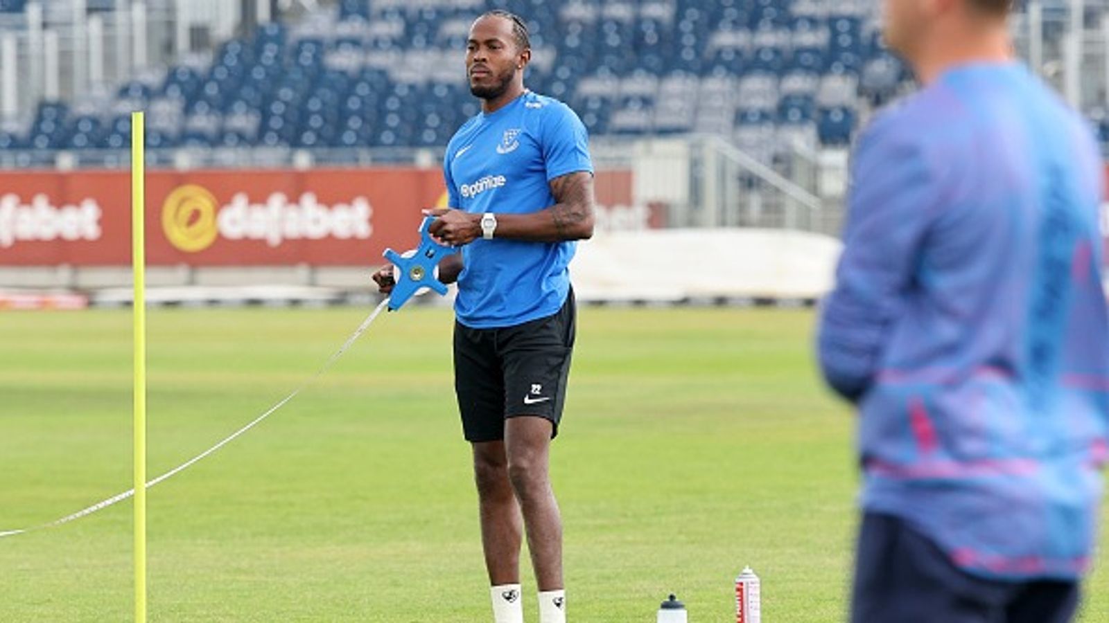 'Bringing Jofra Archer into the XI is a gamble': Former England captain's stern warning for Ben Stokes' brigade ahead of second Test against India England's star pacer Jofra Archer in this frame