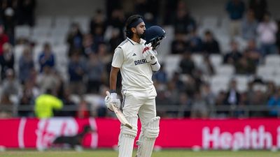 Revealed! KL Rahul's 'Huge Call' of picking 'Country Over Child' before India vs England Test series KL Rahul of India celebrates his century by kissing the badge on his helmet during day four of the first Rothesay Test Match between England and India at Headingley on June 23, 2025 in Leeds, England.