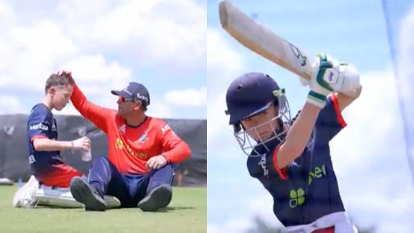 Watch: Legendary Ricky Ponting plays water boy for son Fletcher during MLC 2025 training, video goes viral Watch: Legendary Ricky Ponting plays water boy for son Fletcher during MLC 2025 training, video goes viral