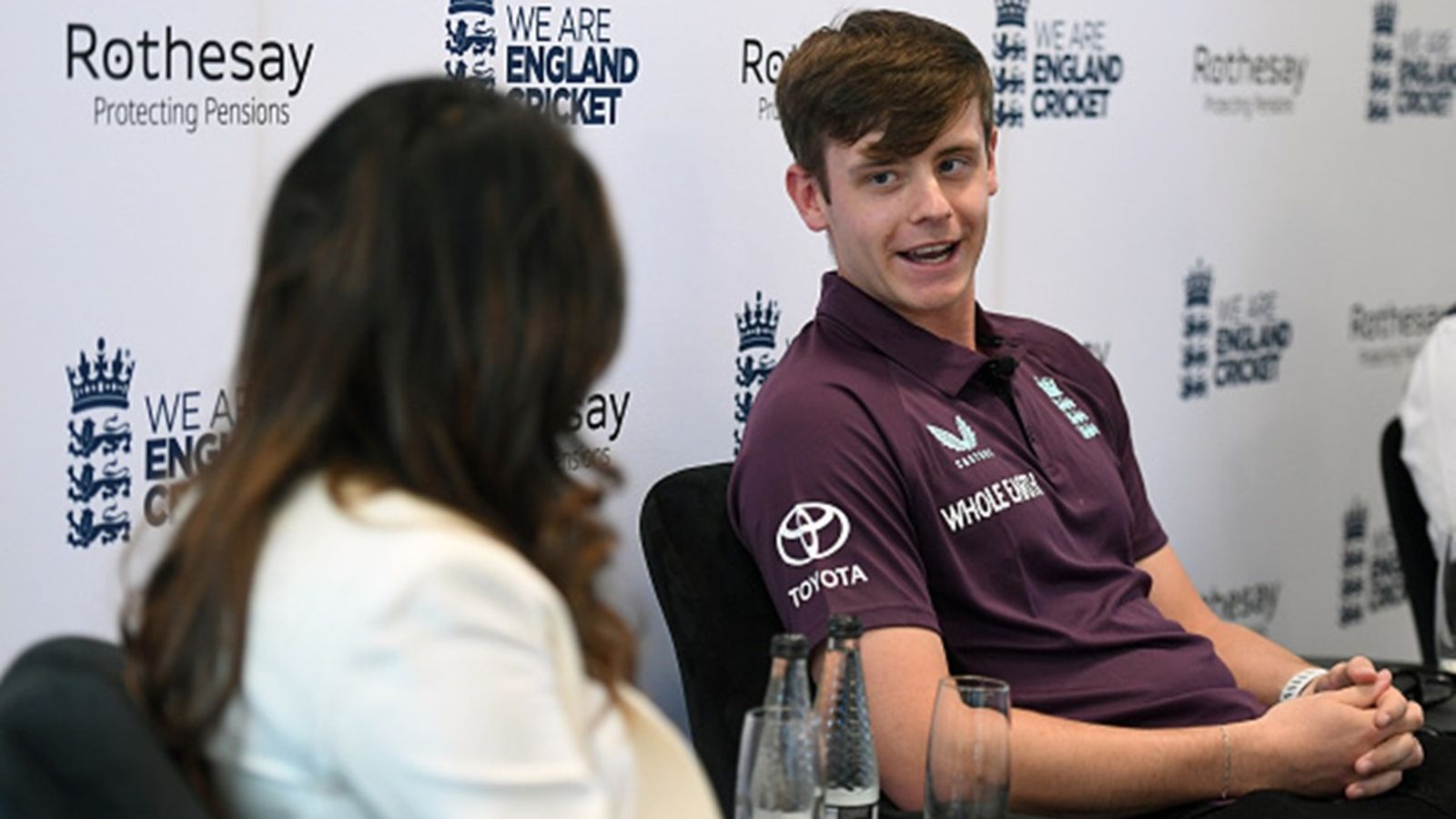 'Couple of decent balls and suddenly you're 8 down and...': Jamie Smith reveals how Jasprit Bumrah factor played on his mind in Headingley run chase Jamie Smith of England speaks with Isa Guha (L) during the media event on June 27, 2025 in London, England.