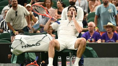 Boos echo at Wimbledon Open as Taylor Fritz clash abruptly halted mid-match Boos echo at Wimbledon Open as Taylor Fritz clash abruptly halted mid-match