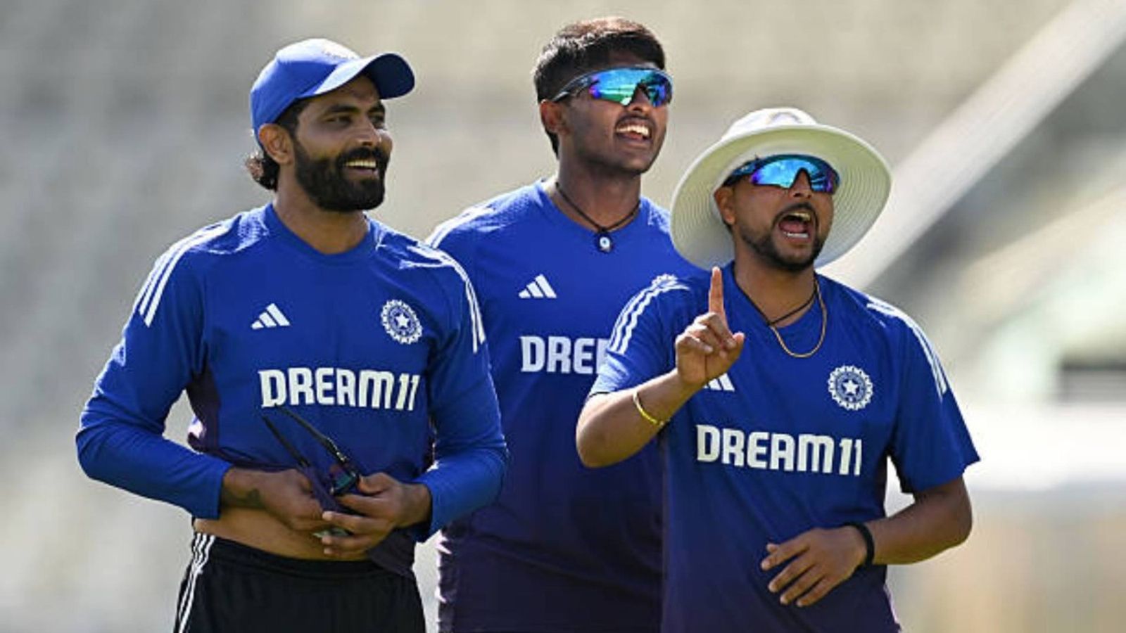 'He has just played...': Mohammad Kaif calls out the team management for 'unfair' treatment of India star ahead of Edgbaston Test Ravindra Jadeja, Sai Sudharsan and Kuldeep Yadav of India during a net session at Edgbaston on June 30, 2025 in Birmingham, England