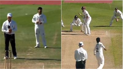 Ishan Kishan bowls off-spin and leg-spin in same over for Nottinghamshire as Somerset opener's unbeaten 147 leads to a draw; watch viral video Ishan Kishan