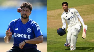 'I hope India don't miss Kuldeep': Ex-India star's throws 'England win seeming very distant' verdict on 2nd Test after Gill's brigade piles up 587 on Day 2 India's Kuldeep Yadav (L) and Shubman Gill in frame