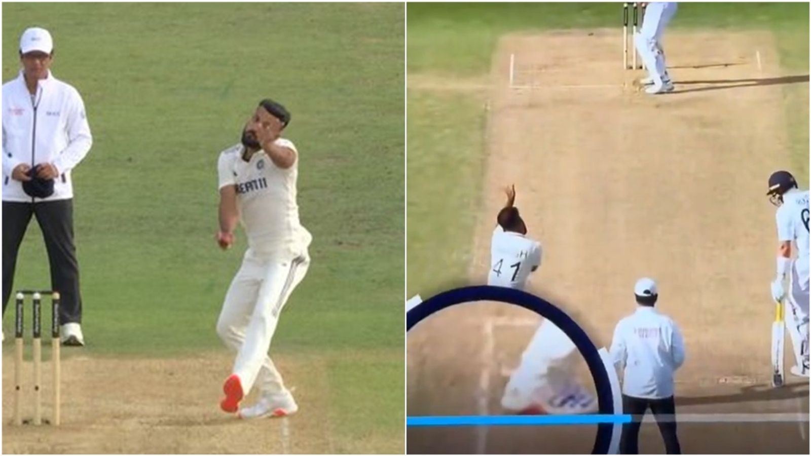 MCC releases statement on Akash Deep's delivery to dismiss Joe Root that stirred up controversy, says 'While he landed unsually wide on the crease...' Akash Deep while delivery the ball that got the wicket of Joe Root on Day 4 of Edgbaston Test.
