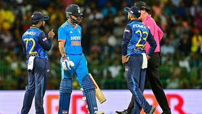 Big News: BCCI receives request from Sri Lanka for white-ball tour after Bangladesh series gets rescheduled; Rohit-Virat's return on cards Sri Lanka's captain Charith Asalanka (L) speaks to umpire over the dismissal of India's Virat Kohli (2L) in this frame