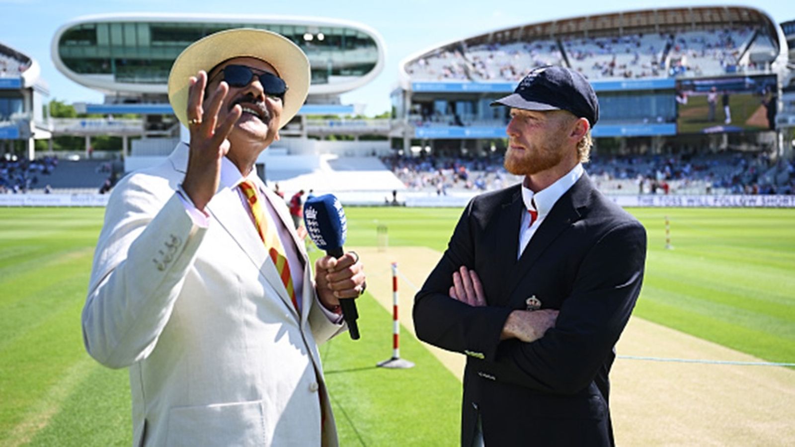 Ravi Shastri stumped by Ben Stokes' decision to bat first in Lord's Test, says 'Against the grain, England like to chase normally' Ben Stokes of England talks with Ravi Shastri during Day One of the 3rd Test at Lord's Cricket Ground on July 10, 2025 in London, England.