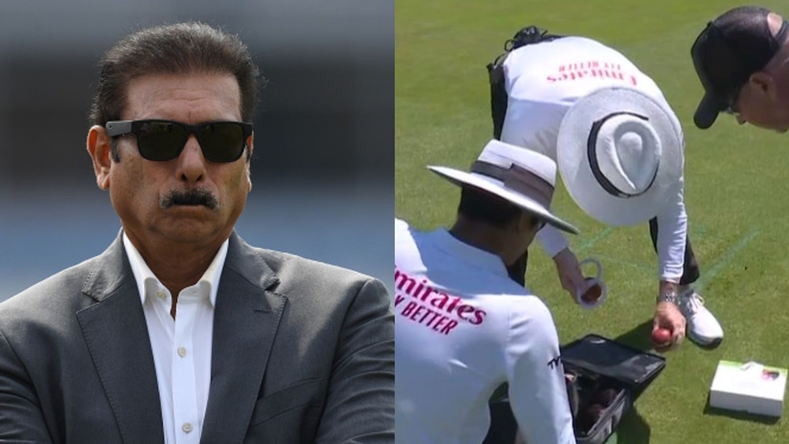 'Why are they under the box...': Ravi Shastri questions umpires during Lord's Test for keeping disfigured balls 'Why are they under the box...': Ravi Shastri questions umpires during Lord's Test for keeping disfigured balls