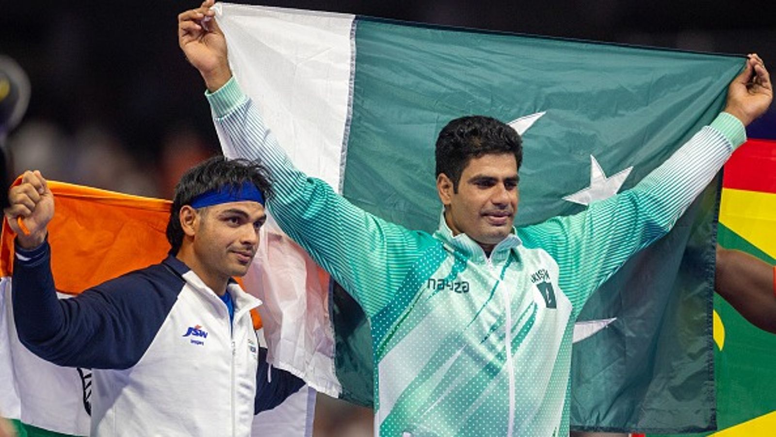 India vs Pakistan: Neeraj Chopra to face Arshad Nadeem in Diamond League in Poland on this date for first time after Paris Olympics Neeraj Chopra and Arshad Nadeem during Paris Olympics 2024