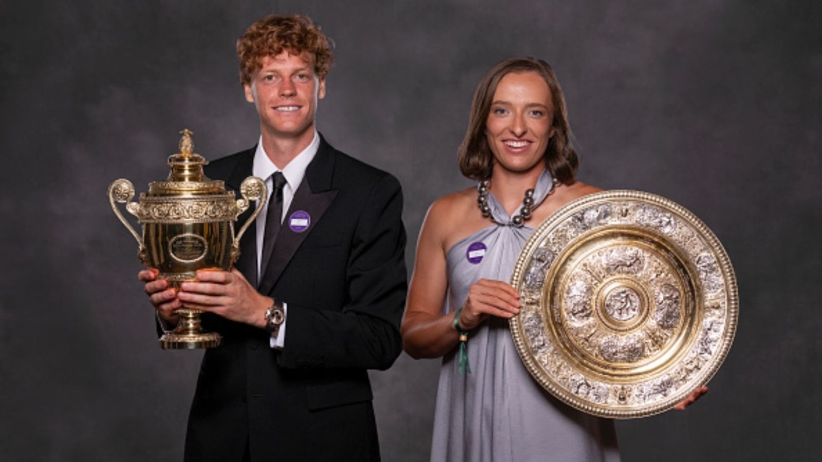 Revealed: Why Jannik Sinner and Iga Swiatek won’t take home their full $4M Wimbledon prize Jannik Sinner and Iga Swiatek with their Wimbledon trophies (Image via Getty)