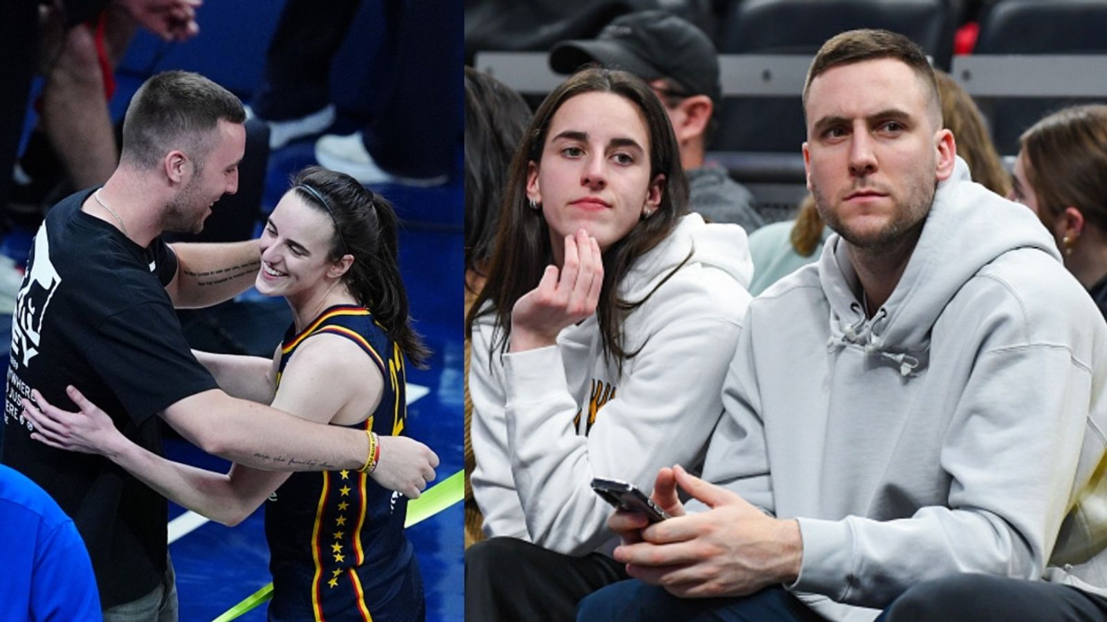 In Pictures: Caitlin Clark gives a sneak peek into her romance with Connor McCaffery Caitlin Clark and Connor McCaffery in the frame (Images via Getty)