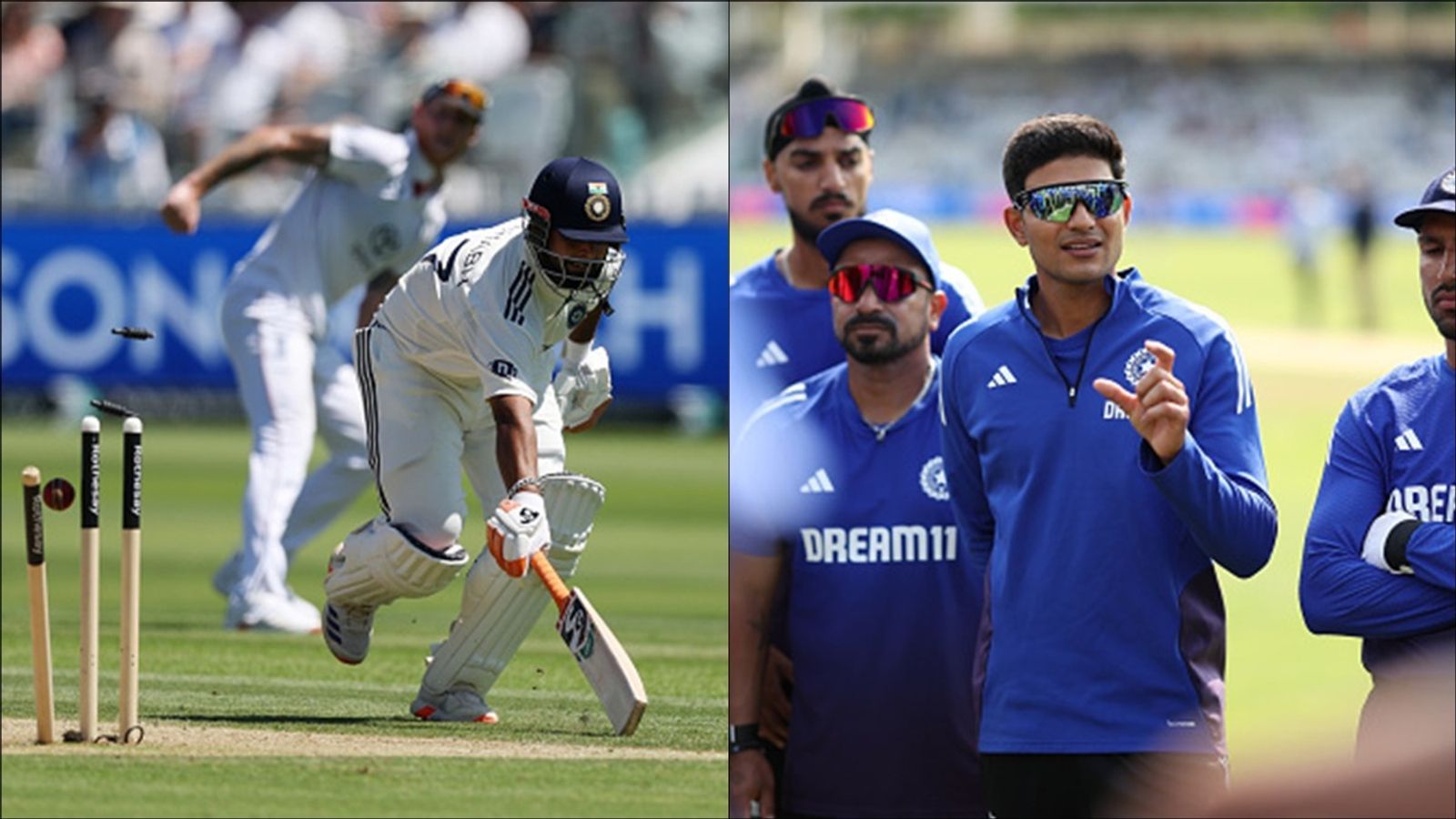 Did Rishabh Pant get run out for KL Rahul's milestone? Shubman Gill says 'it was an error of judgment', rues not getting a lead Rishabh Pant run out by Ben Stokes on Day 3 of Lord's; Captain Shubman Gill talks to the team.