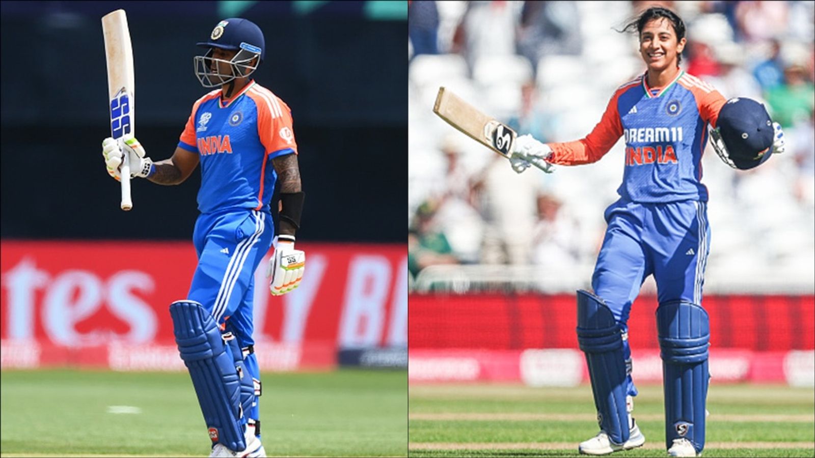 LA Olympics 2028 cricket schedule revealed: Women's and Men's competition to begin on July 12 and 22 India men's team T20I captain Suryakumar Yadav; India women's team vice-captain Smriti Mandhana.