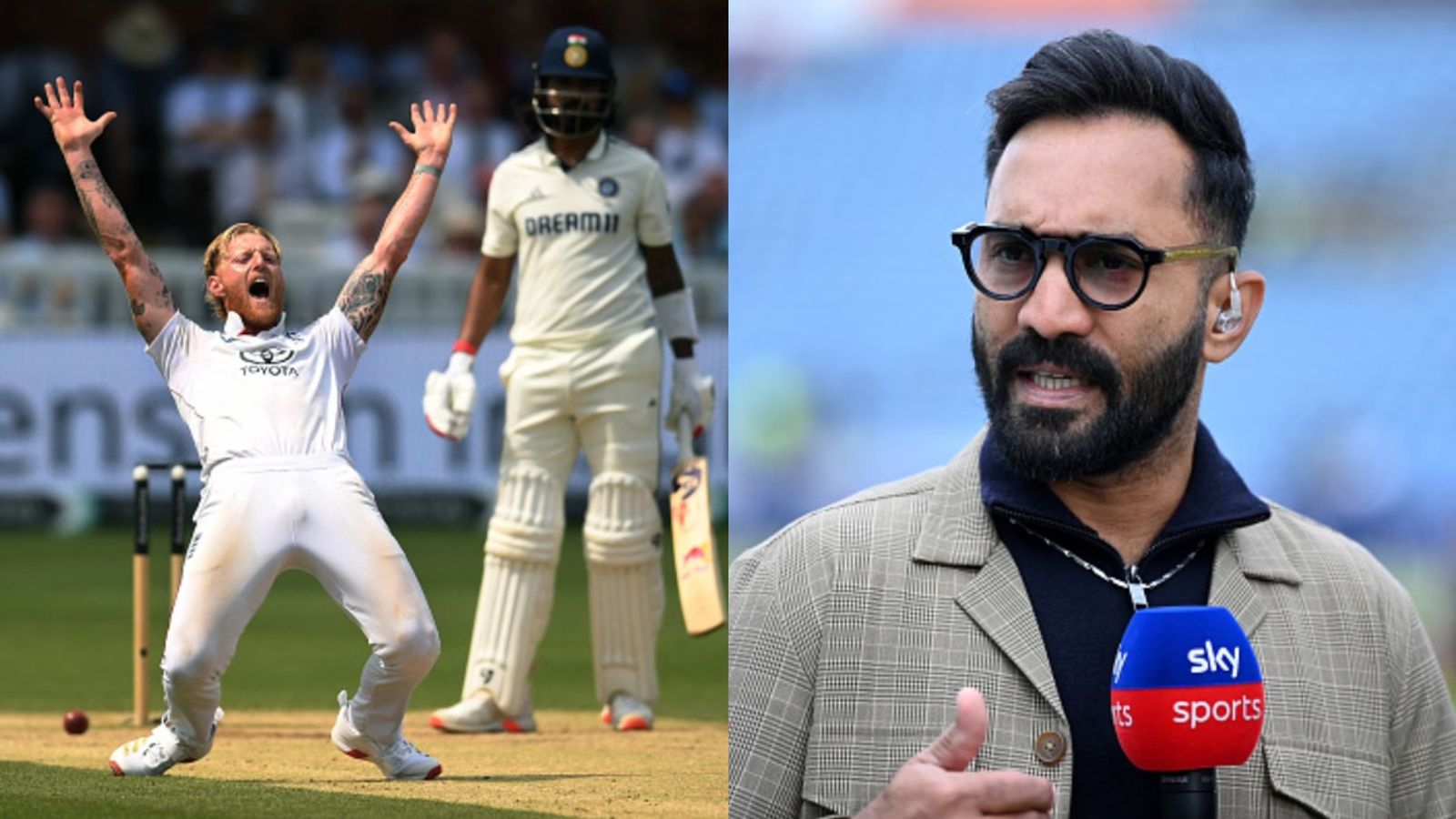'You are looking at the wrong side...': Not Mohammed Siraj's unlucky dismissal, Dinesh Karthik's big statement on how India lost grip in Lord's Test Dinesh Karthik and Ben Stokes