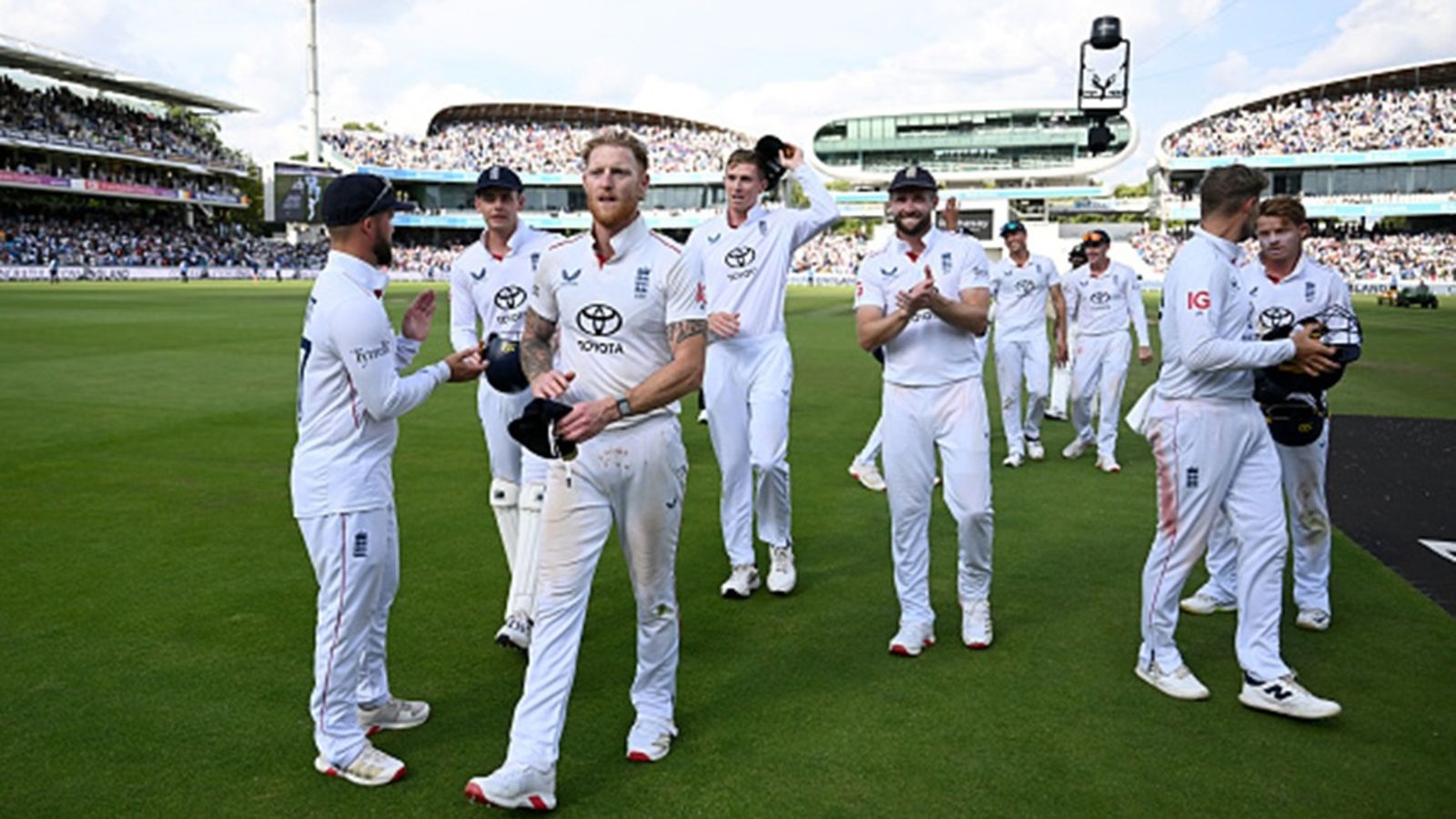 'Most opposition bowlers can't wait to get their sweaters off to bowl at him': England legend wants Ben Stokes to drop this batter for 4th Test England captain Ben Stokes leaves the field with his team after winning the 3rd Test against India at Lord's Cricket Ground on July 14, 2025 in London, England.