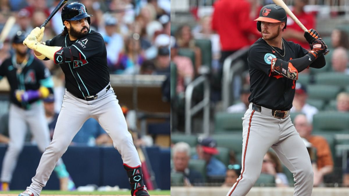 Eugenio Suarez and Ryan O'Hearn in the frame