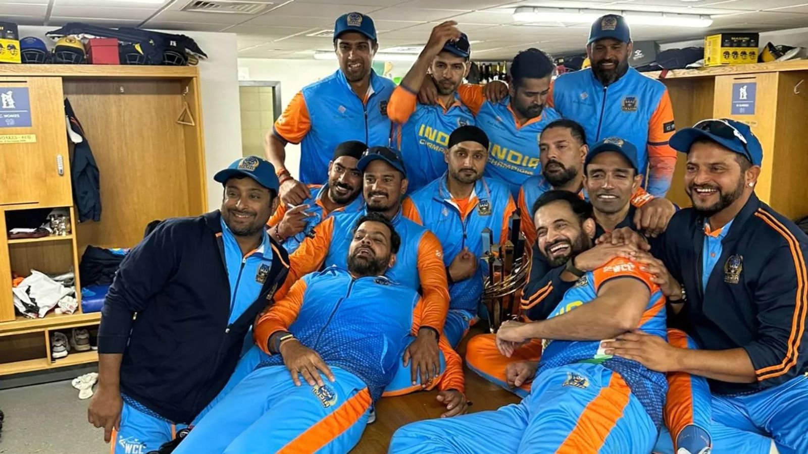 Three Indian players including 2 World Cup winners likely to opt out of match against Pakistan at World Championship of Legends India Champions' players celebrate after winning WCL 2024 title. File Photo