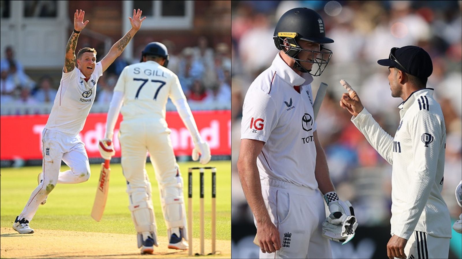'We had a conversation on the evening of Day 3....': Brydon Carse reveals how Shubman Gill's altercation with Zak Crawley shifted England's 'mood' in Lord's Test Brydon Carse celebrates after dismissing Shubman Gill in Lord's Test; Zak Crawley in heated altercation with India captain Gill.