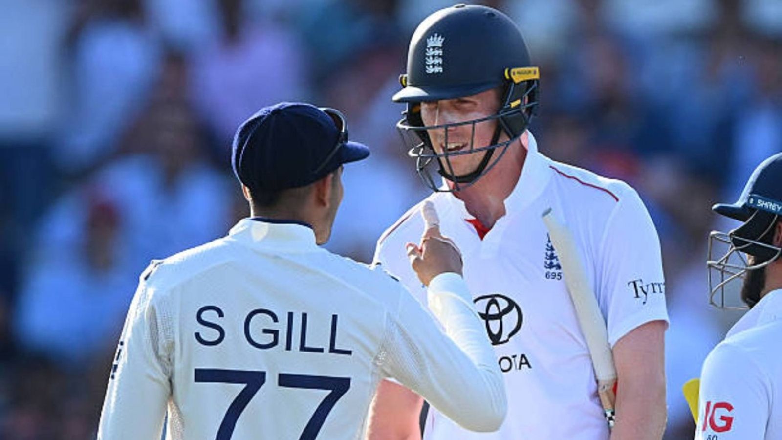 'Them lads went hard...': Harry Brook blames India for heated verbal exchange at Lord's ahead of fourth Test Shubman Gill and Zak Crawley in this frame