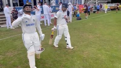 IND U19 vs ENG U19: Vaibhav Suryavanshi hits 2 sixes, 1 four and departs after Ekansh Singh's 117 helps Young Lions post 309 Ayush Mhatre, Vaibhav Suryavanshi