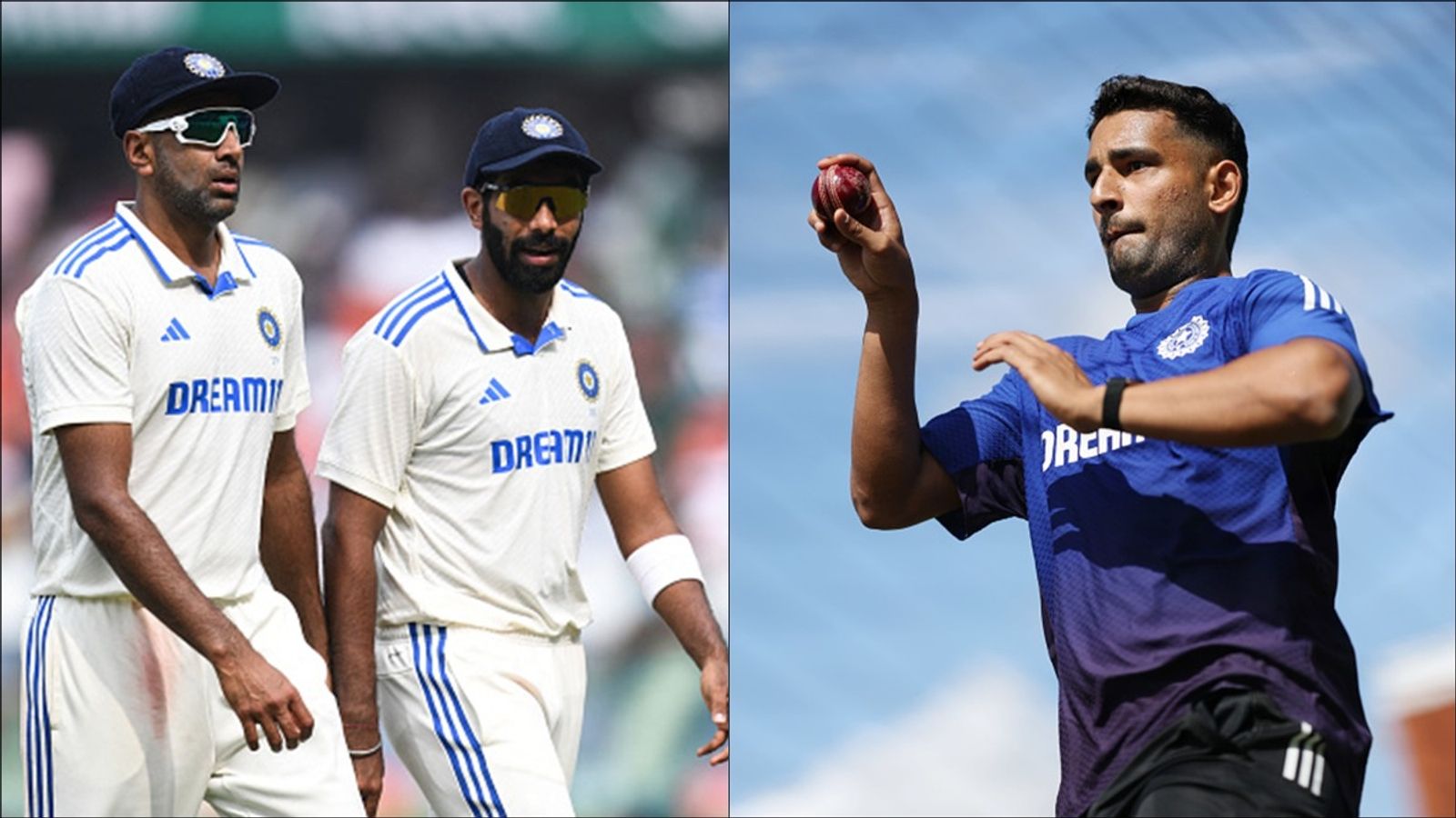 'He had a kick-ass Duleep Trophy... never leaves his tappa': R Ashwin likens Anshul Kamboj with Jasprit Bumrah, Zaheer Khan ahead of 4th Test R Ashwin with Jasprit Bumrah; Anshul Kamboj bowls in the nets ahead of Manchester Test.