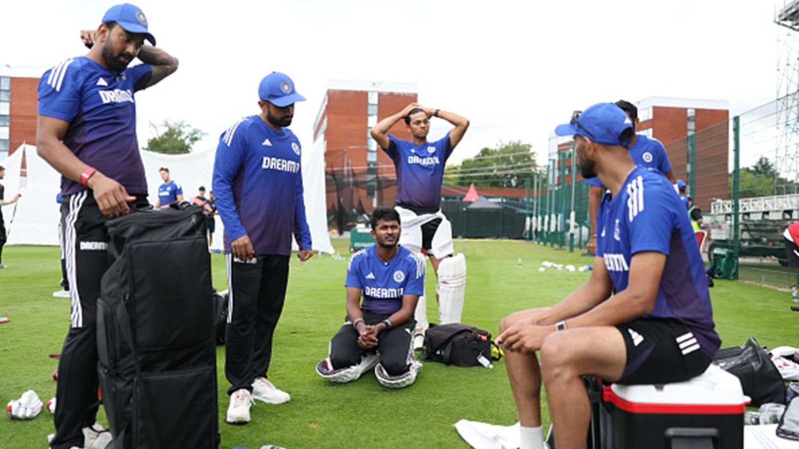 'What crime have Karun Nair or Sai Sudharsan committed?': Harbhajan Singh wants equal chances for them as Shubman Gill & KL Rahul KL Rahul, Karun Nair, Yashasvi Jaiswal and Sai Sudharsan of India during a training Session at The Old Trafford on July 21, 2025 in Manchester, England.