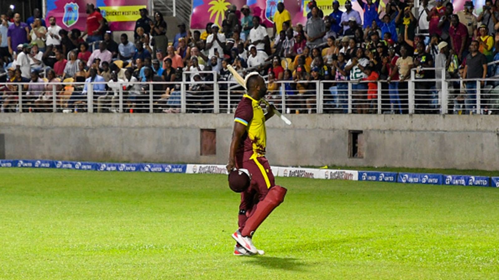 'We have a good bunch of guys...': Andre Russell hints at his replacement in West Indies team after farewell international game Andre Russell of West Indies waves to the fans after batting for the final time in international cricket during the second T20I against Australia at Sabina Park in Kingston, Jamaica, on July 22, 2025.