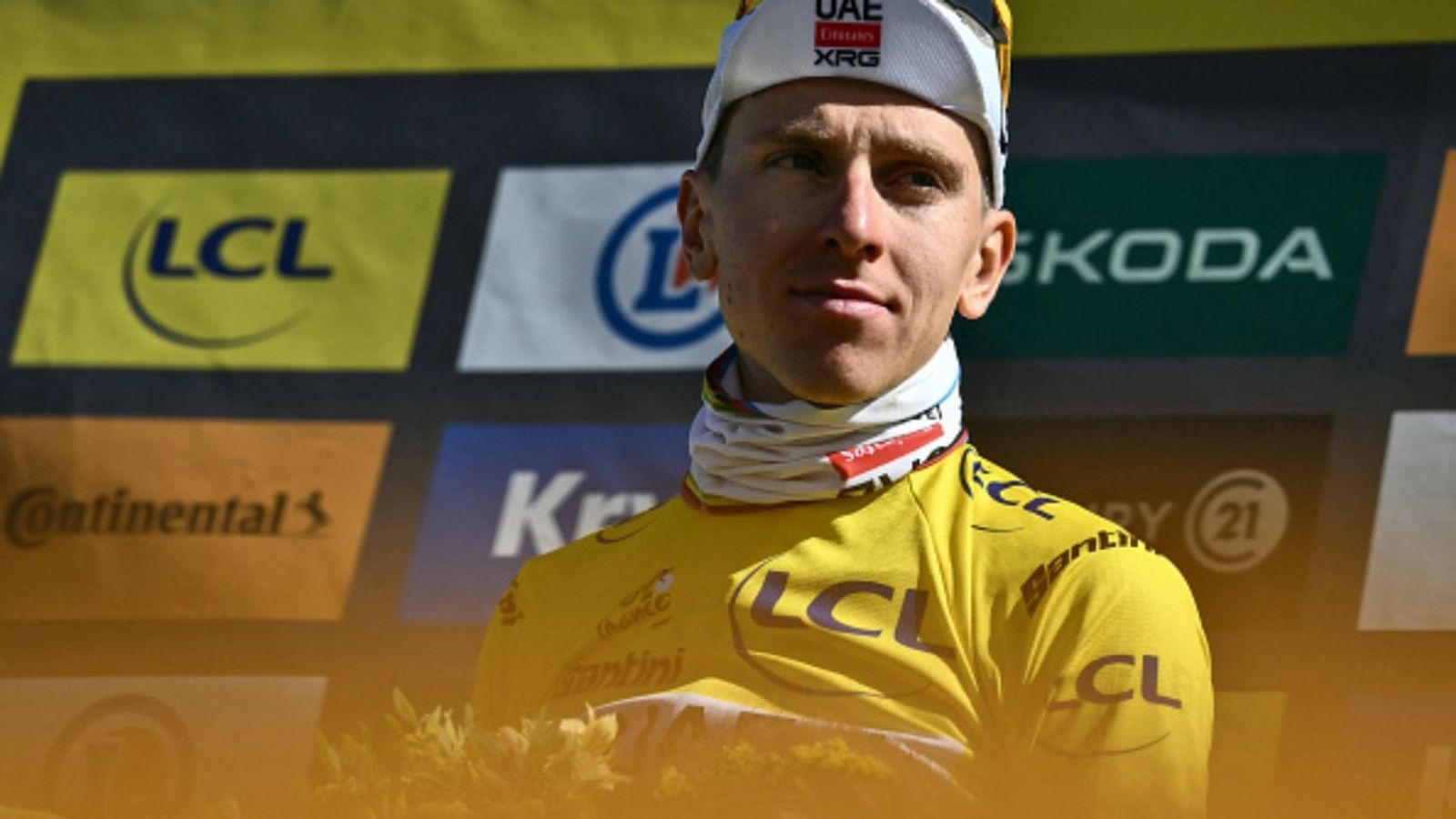 Tadej Pogacar opens up on grueling stage 17 of Tour de France: "Not an easy one because..." Tadej Pogacar in the frame (Image via Getty)